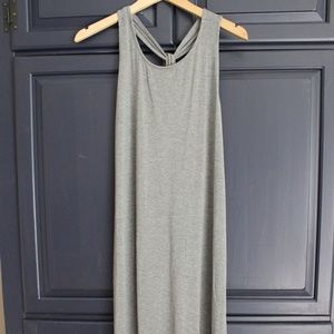 BB Dakota Light Grey Casual Maxi Dress